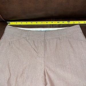Taupe Express Editor straight/wide leg trouser